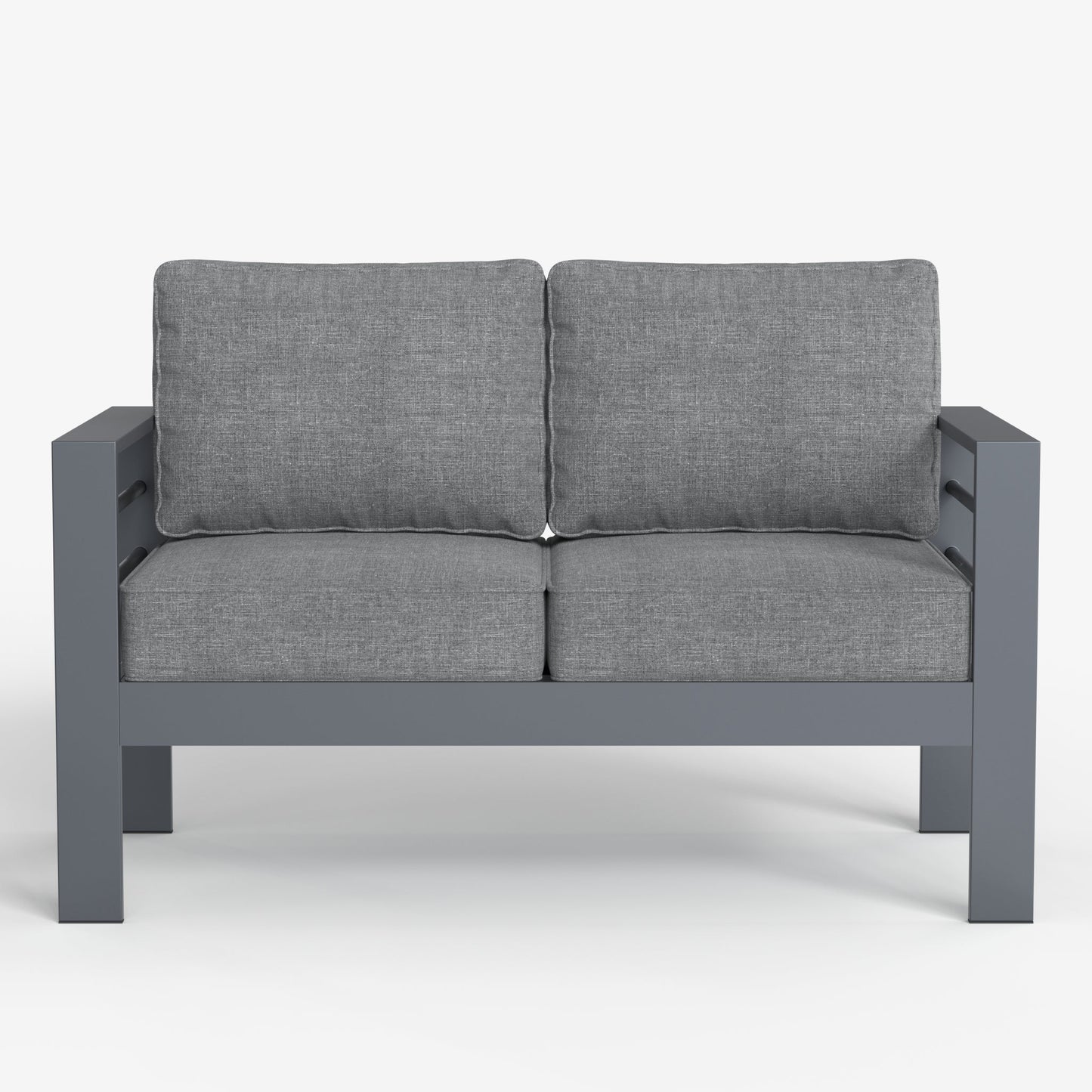 LayinSun Aluminum Outdoor Loveseat 2 Seat - Alturas Collection