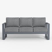 LayinSun Hight Back Aluminum Outdoor Sofa 3 Seat - Hyannis Collection
