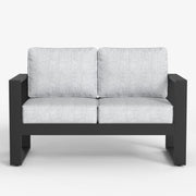 LayinSun Hight Back Aluminum Outdoor Loveseat 2 Seat - Hyannis Collection