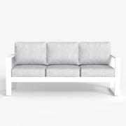 LayinSun Hight Back Aluminum Outdoor Sofa 3 Seat - Hyannis Collection