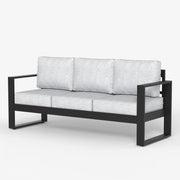 LayinSun Hight Back Aluminum Outdoor Sofa 3 Seat - Hyannis Collection