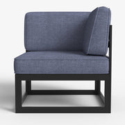 LayinSun Modern Aluminum Outdoor Modular Sectional Corner Chair
