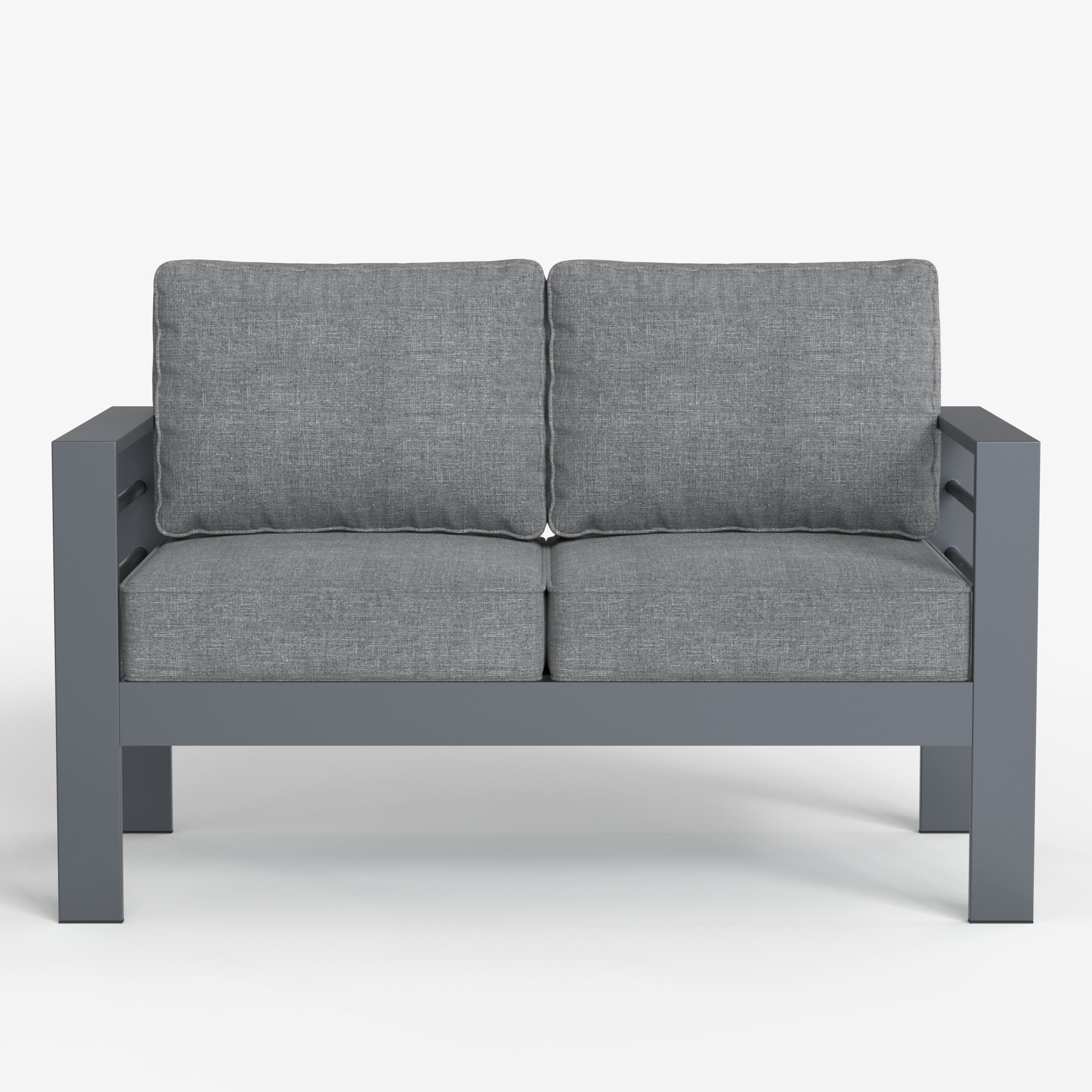 LayinSun Aluminum Outdoor Loveseat 2 Seat - Alturas Collection