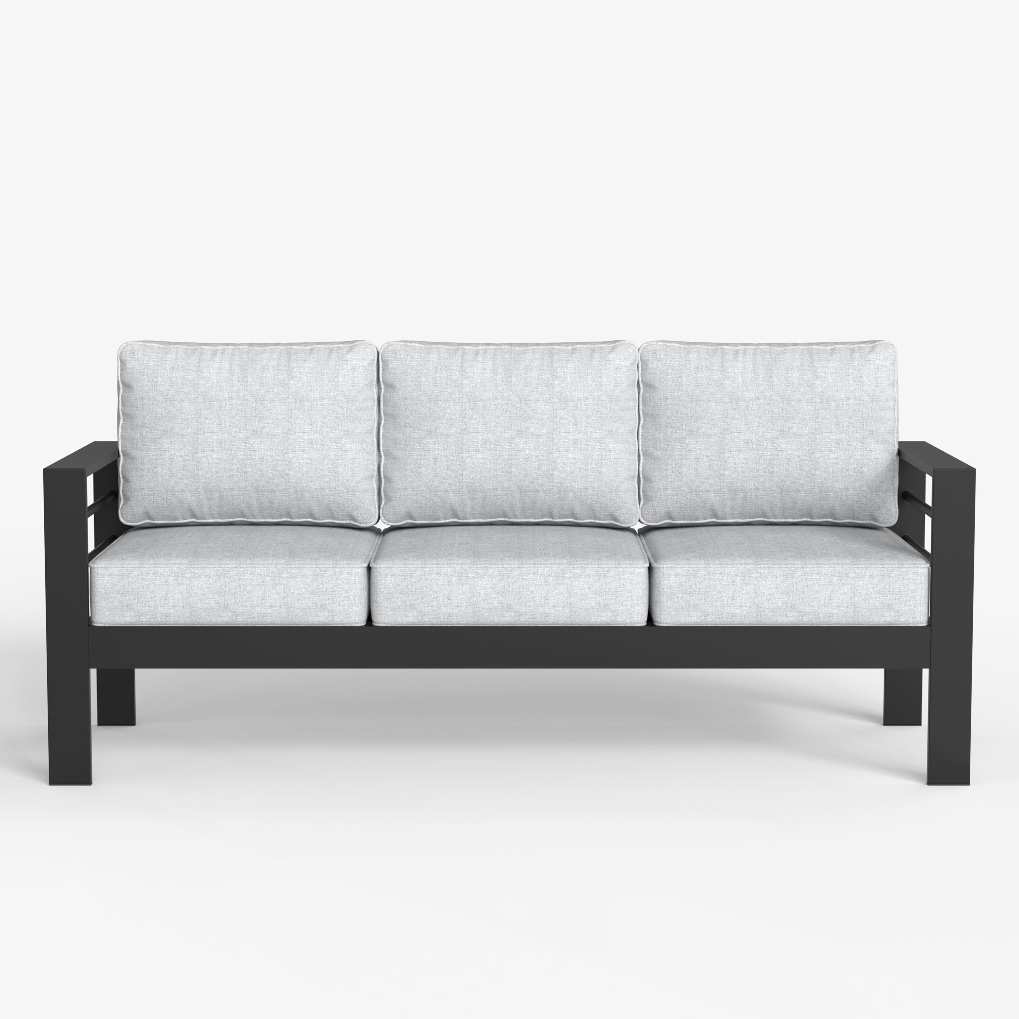 LayinSun Aluminum Outdoor Sofa 3 Seat - Alturas Collection