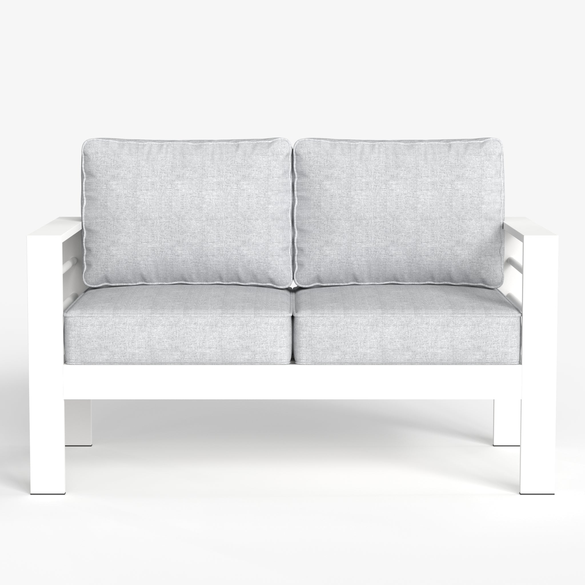 LayinSun Aluminum Outdoor Loveseat 2 Seat - Alturas Collection