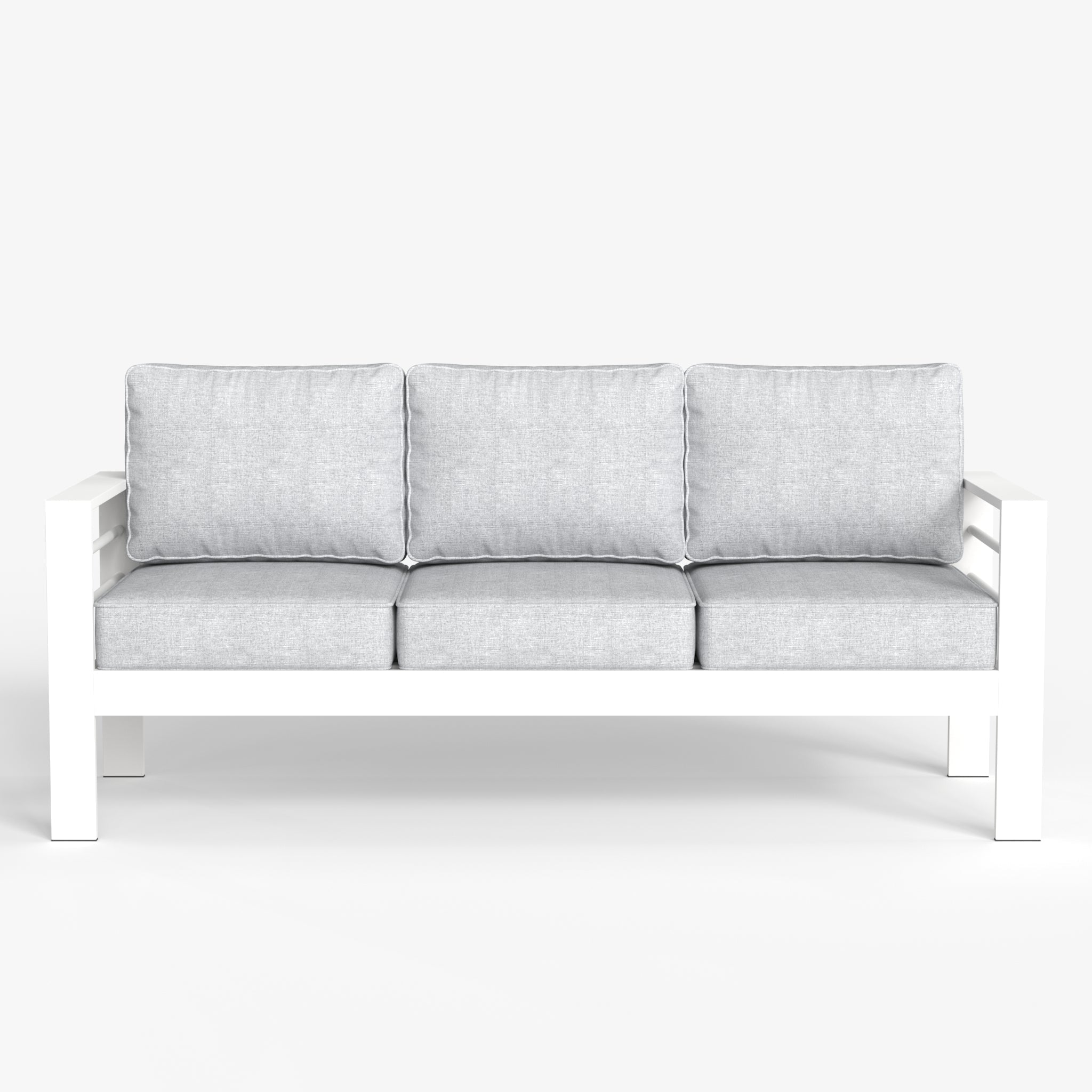 LayinSun Aluminum Outdoor Sofa 3 Seat - Alturas Collection
