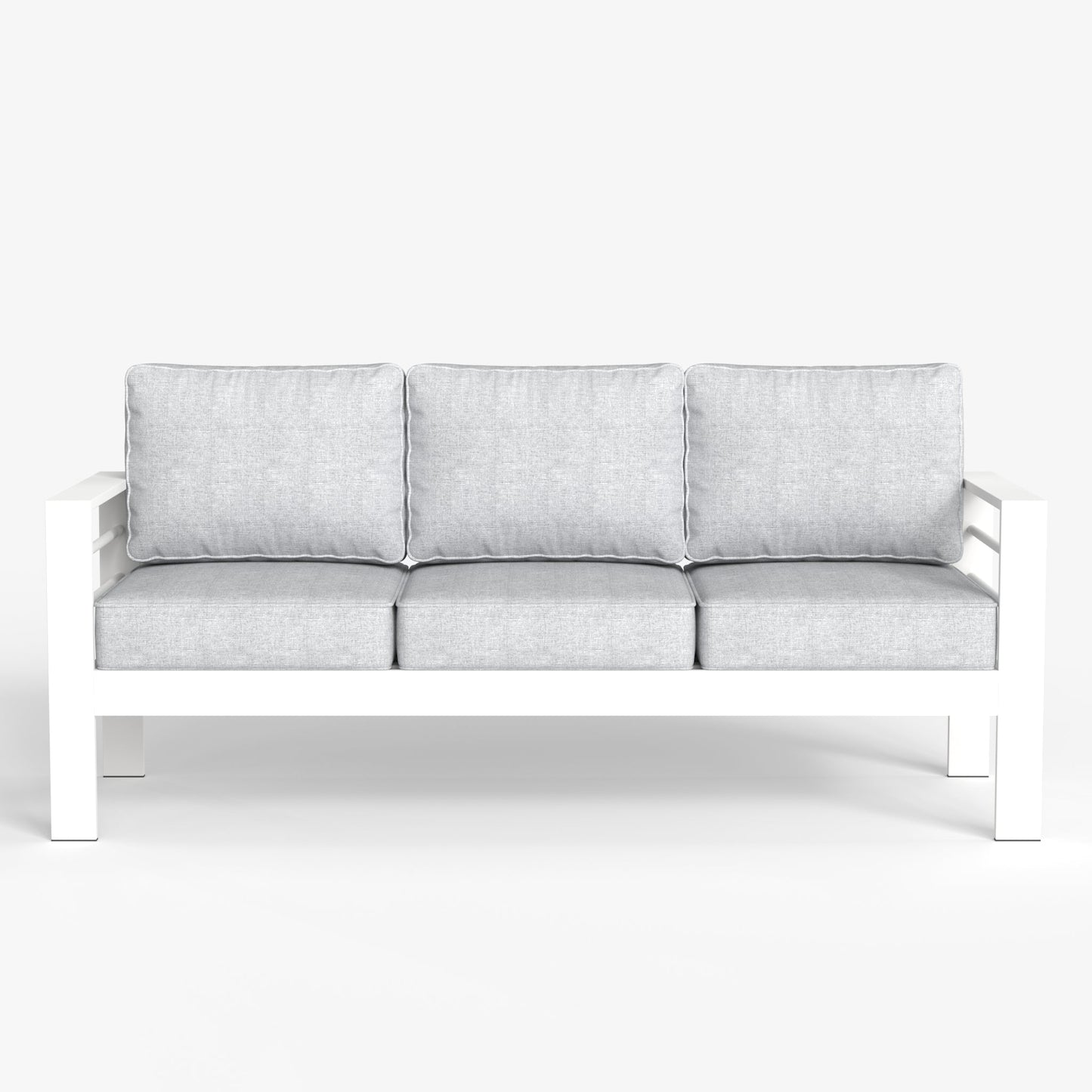 LayinSun Aluminum Outdoor Sofa 3 Seat - Alturas Collection