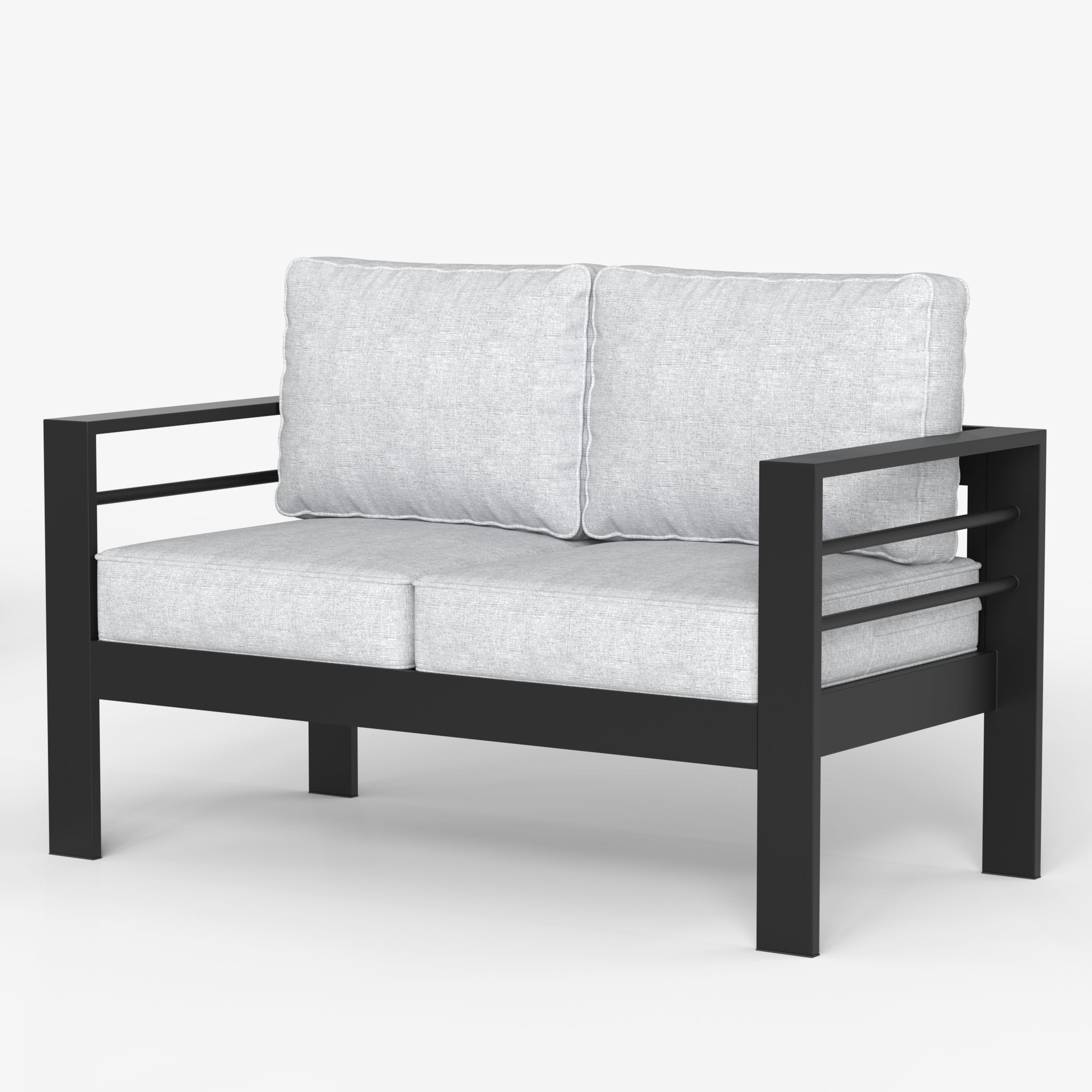 LayinSun Aluminum Outdoor Loveseat 2 Seat - Alturas Collection